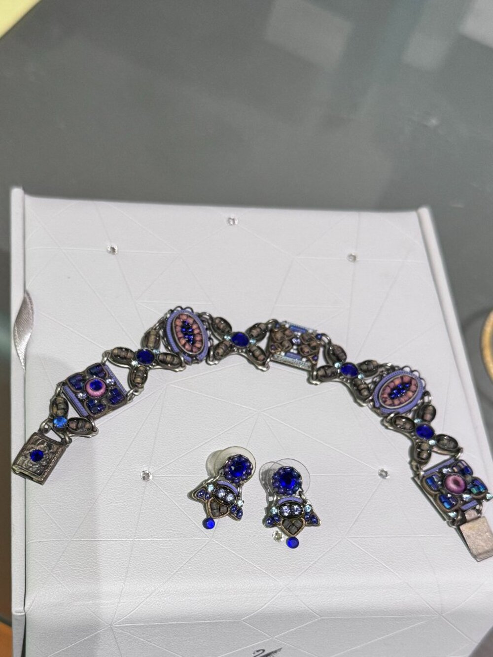 ✨💎 Ayala Bar Signed Bracelet & Earring Set — Handcrafted Wearable Art 💎✨